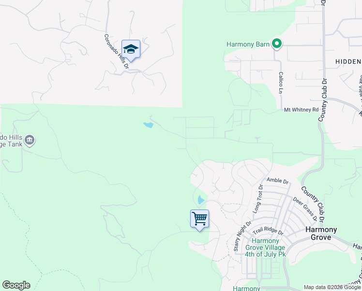 map of restaurants, bars, coffee shops, grocery stores, and more near 22183 Long Trot Drive in Escondido