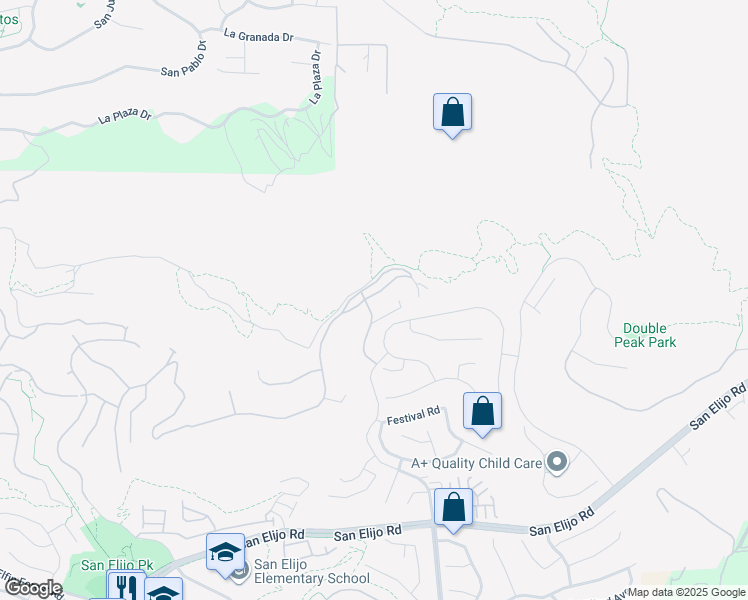 map of restaurants, bars, coffee shops, grocery stores, and more near 863 Pearl Drive in San Marcos