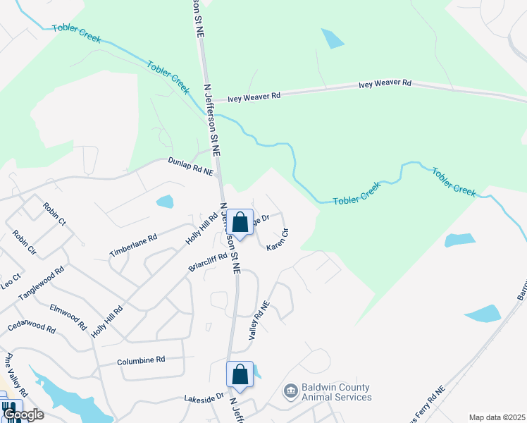 map of restaurants, bars, coffee shops, grocery stores, and more near 120 Irish Lane in Milledgeville