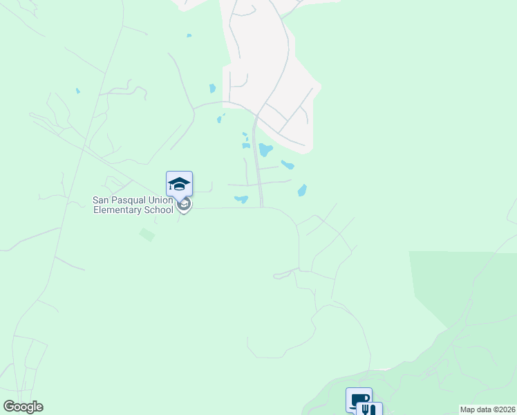 map of restaurants, bars, coffee shops, grocery stores, and more near Rockwood Road in Escondido