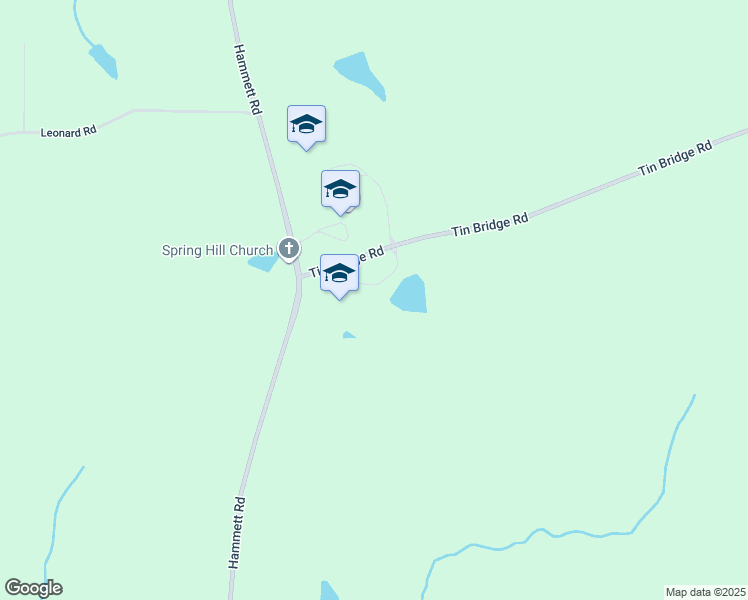 map of restaurants, bars, coffee shops, grocery stores, and more near 2200 Hammett Road in LaGrange