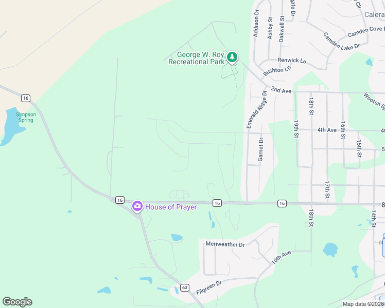 map of restaurants, bars, coffee shops, grocery stores, and more near 1112 Emerald Ridge Drive in Calera
