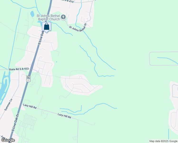 map of restaurants, bars, coffee shops, grocery stores, and more near 437 Rivers Row Drive in Moncks Corner
