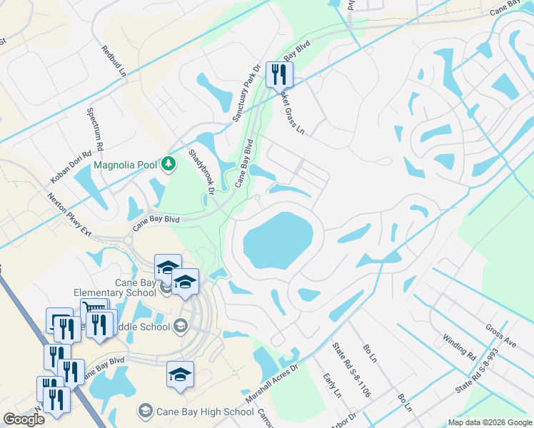 map of restaurants, bars, coffee shops, grocery stores, and more near 129 Decatur Drive in Summerville