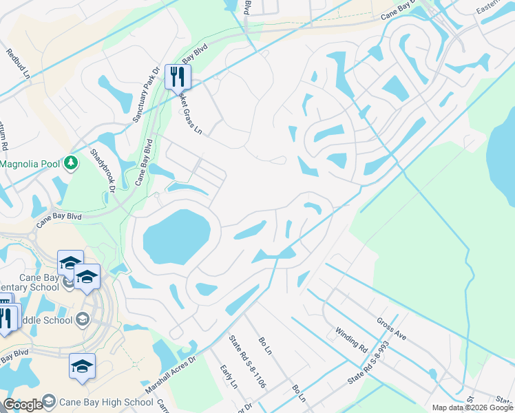 map of restaurants, bars, coffee shops, grocery stores, and more near 395 Decatur Drive in Summerville
