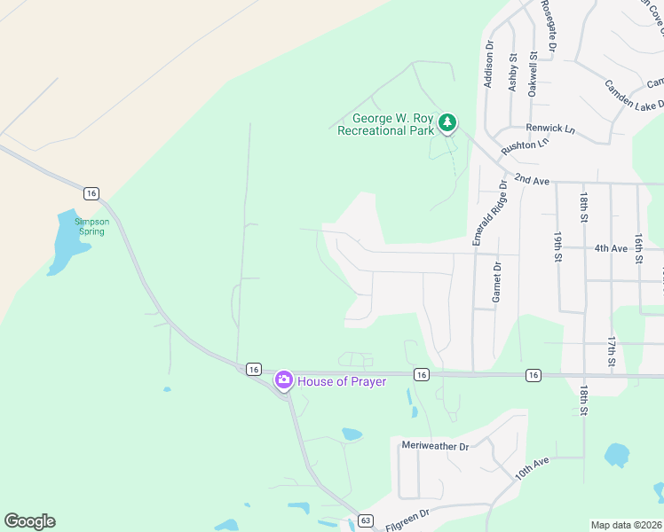 map of restaurants, bars, coffee shops, grocery stores, and more near 323 Clear Creek Lane in Calera