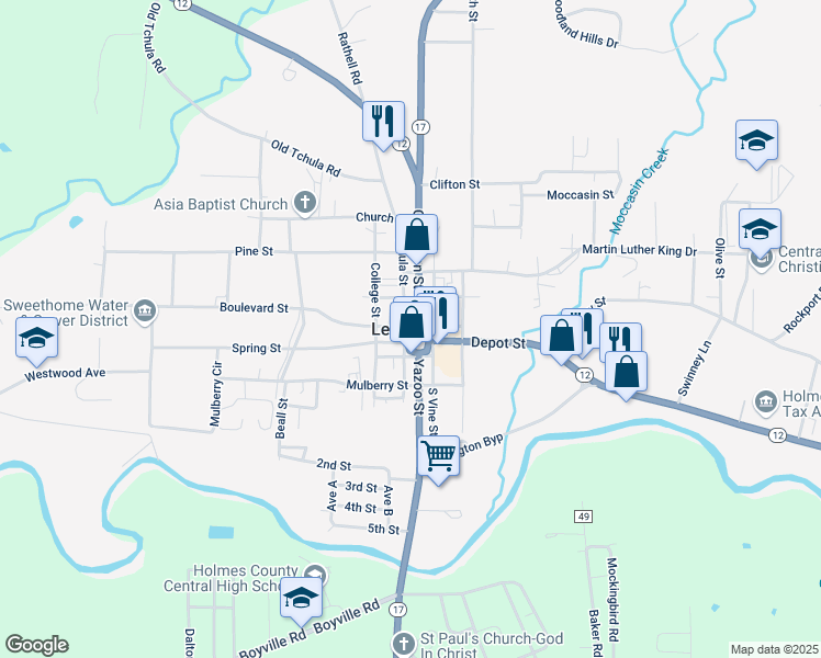 map of restaurants, bars, coffee shops, grocery stores, and more near in Lexington
