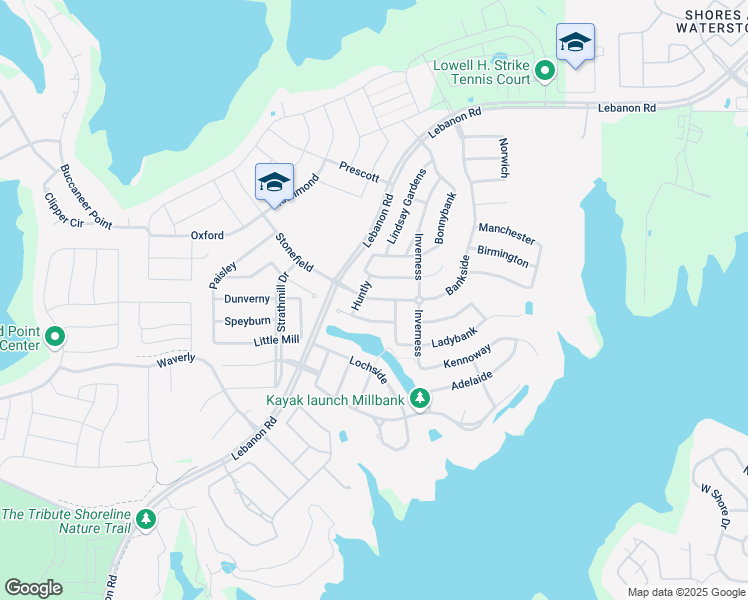 map of restaurants, bars, coffee shops, grocery stores, and more near 3412 Kirkfield Court in The Colony