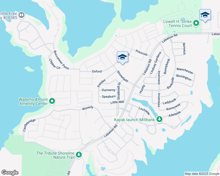 map of restaurants, bars, coffee shops, grocery stores, and more near 3028 Mitchell Way in The Colony