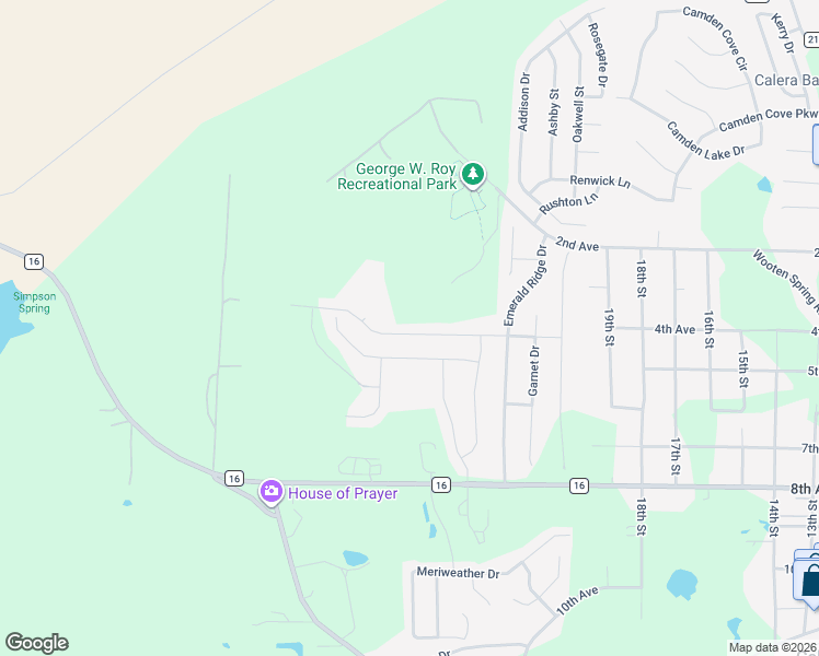 map of restaurants, bars, coffee shops, grocery stores, and more near 1072 Emerald Ridge Drive in Calera