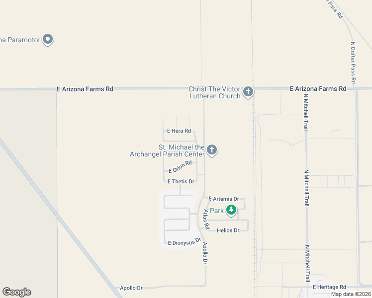 map of restaurants, bars, coffee shops, grocery stores, and more near 5702 East Iris Drive in Florence