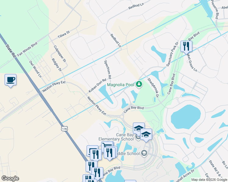 map of restaurants, bars, coffee shops, grocery stores, and more near 152 Royal Star Road in Summerville