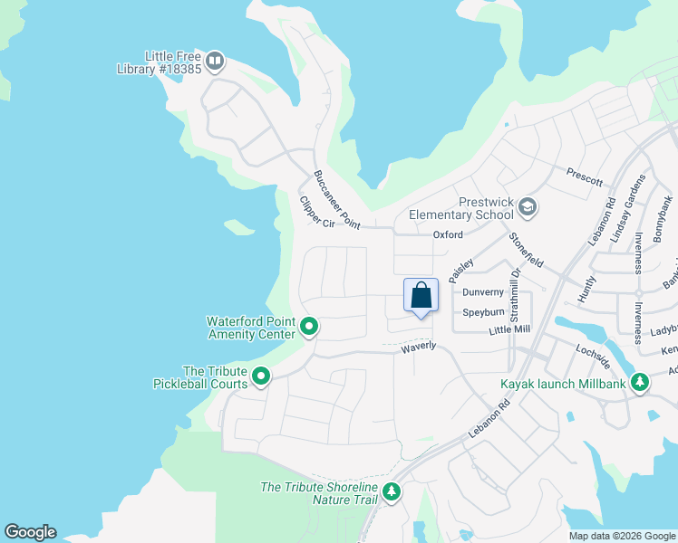 map of restaurants, bars, coffee shops, grocery stores, and more near 8116 Tramore in The Colony