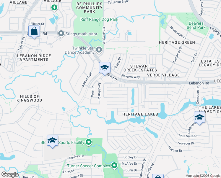 map of restaurants, bars, coffee shops, grocery stores, and more near 3489 Washington Drive in Frisco