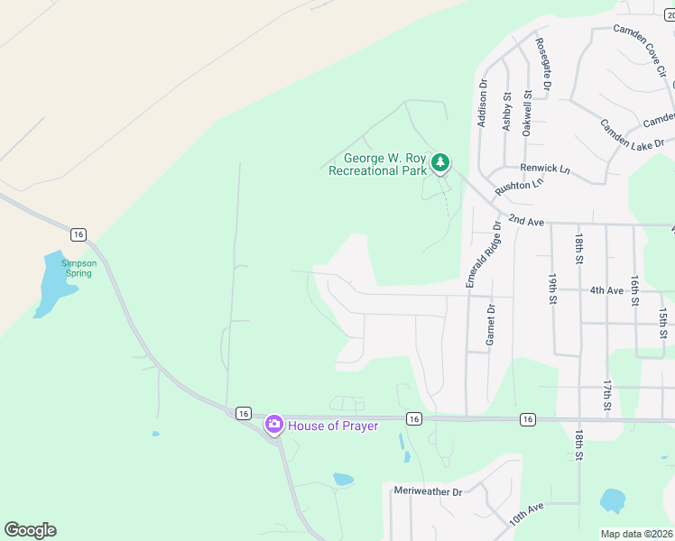 map of restaurants, bars, coffee shops, grocery stores, and more near 380 Faith Lane in Calera