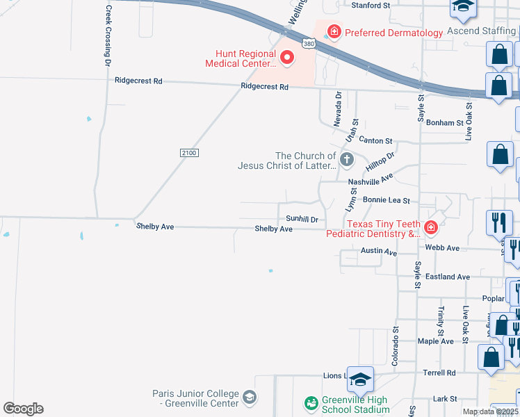map of restaurants, bars, coffee shops, grocery stores, and more near 3920 Pepperport Drive in Greenville