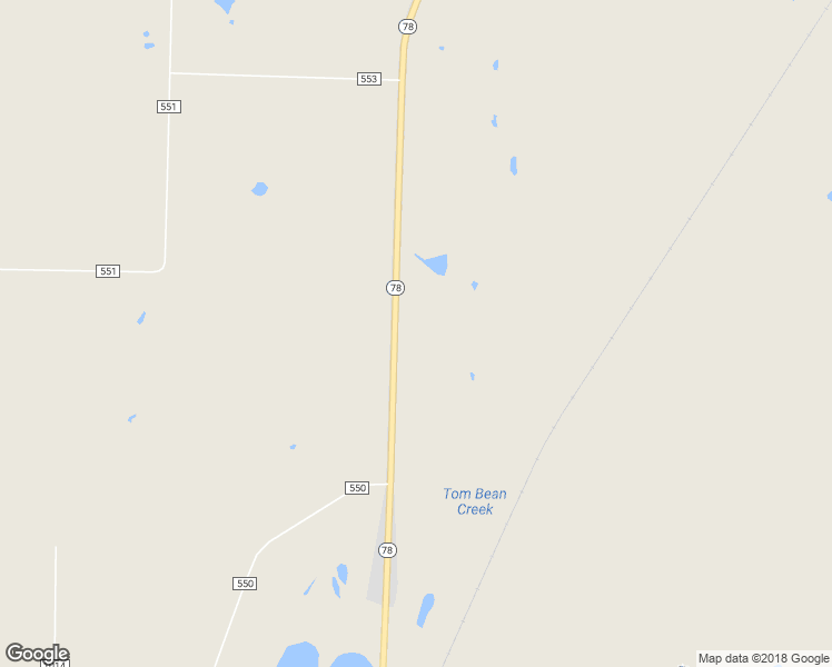 map of restaurants, bars, coffee shops, grocery stores, and more near 3033 Texas 78 in Farmersville