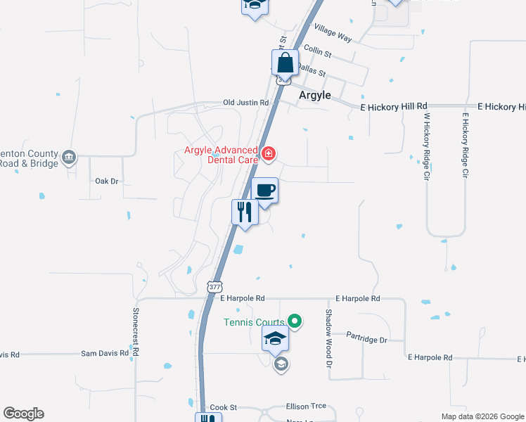 map of restaurants, bars, coffee shops, grocery stores, and more near 133 Old Town Boulevard South in Lantana