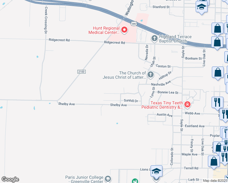 map of restaurants, bars, coffee shops, grocery stores, and more near 3916 Peperport Drive in Greenville