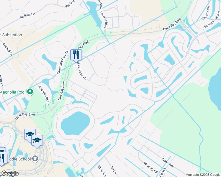 map of restaurants, bars, coffee shops, grocery stores, and more near 408 Cherrybark Oak Street in Summerville