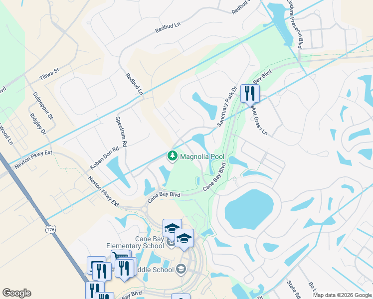 map of restaurants, bars, coffee shops, grocery stores, and more near 135 Shadybrook Drive in Summerville