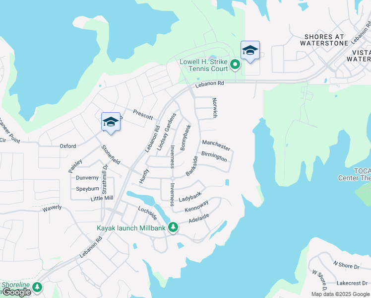 map of restaurants, bars, coffee shops, grocery stores, and more near 8213 Bonnybank in The Colony