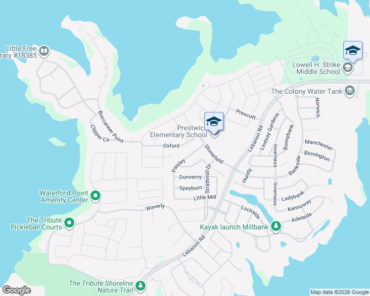 map of restaurants, bars, coffee shops, grocery stores, and more near 8241 Richmond in The Colony