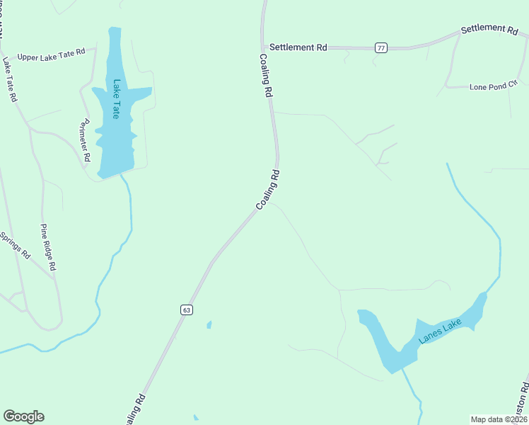 map of restaurants, bars, coffee shops, grocery stores, and more near 3457 Coaling Road in Sylacauga