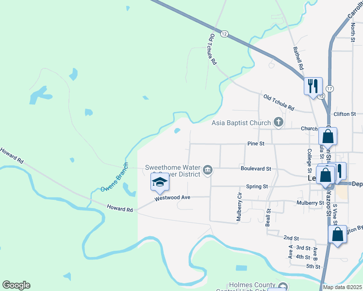 map of restaurants, bars, coffee shops, grocery stores, and more near 106 Dyson Street in Lexington