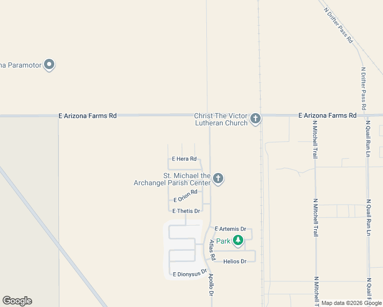 map of restaurants, bars, coffee shops, grocery stores, and more near 26032 North Boreas Circle in Florence