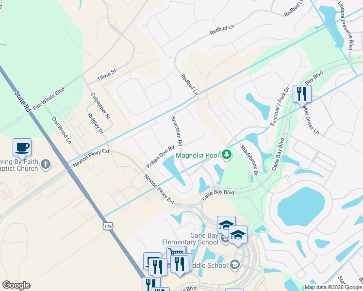map of restaurants, bars, coffee shops, grocery stores, and more near 125 Koban Dori Road in Summerville