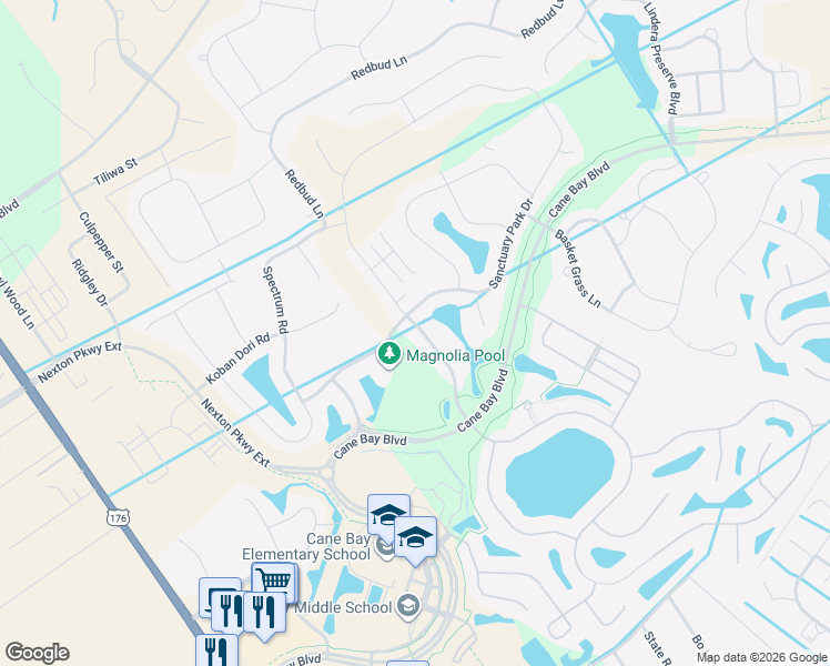 map of restaurants, bars, coffee shops, grocery stores, and more near 135 Shadybrook Drive in Summerville