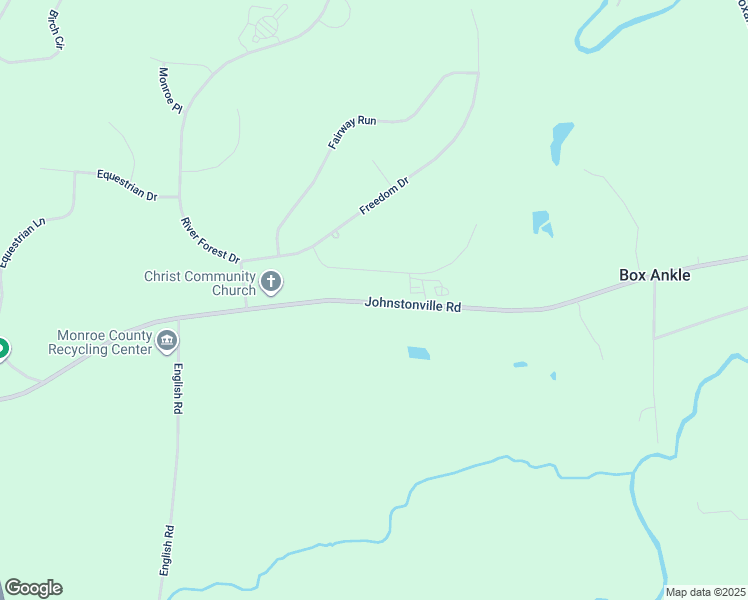 map of restaurants, bars, coffee shops, grocery stores, and more near 3651 Johnstonville Road in Forsyth