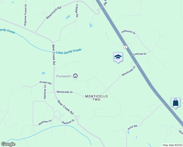 map of restaurants, bars, coffee shops, grocery stores, and more near 11163 Lexington Drive in Duncanville