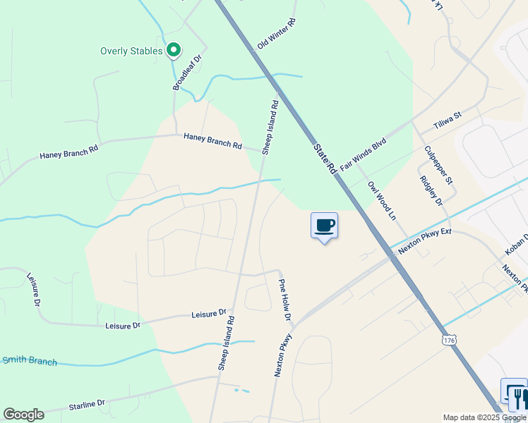 map of restaurants, bars, coffee shops, grocery stores, and more near 220 Hayworth Road in Summerville