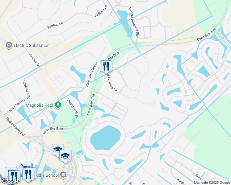 map of restaurants, bars, coffee shops, grocery stores, and more near 135 Basket Grass Lane in Summerville
