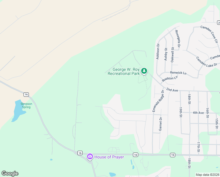 map of restaurants, bars, coffee shops, grocery stores, and more near Faith Lane in Calera