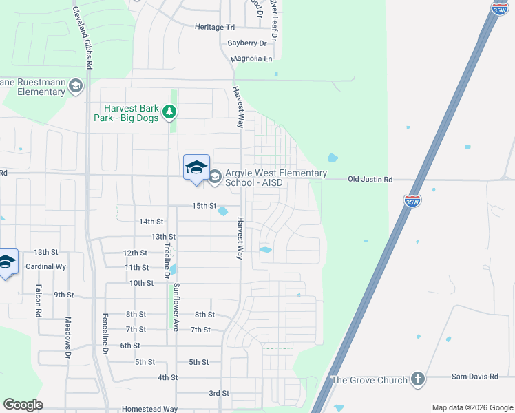 map of restaurants, bars, coffee shops, grocery stores, and more near 1101 15th Street in Bartonville