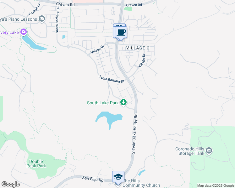 map of restaurants, bars, coffee shops, grocery stores, and more near 885 Blackstone Drive in San Marcos