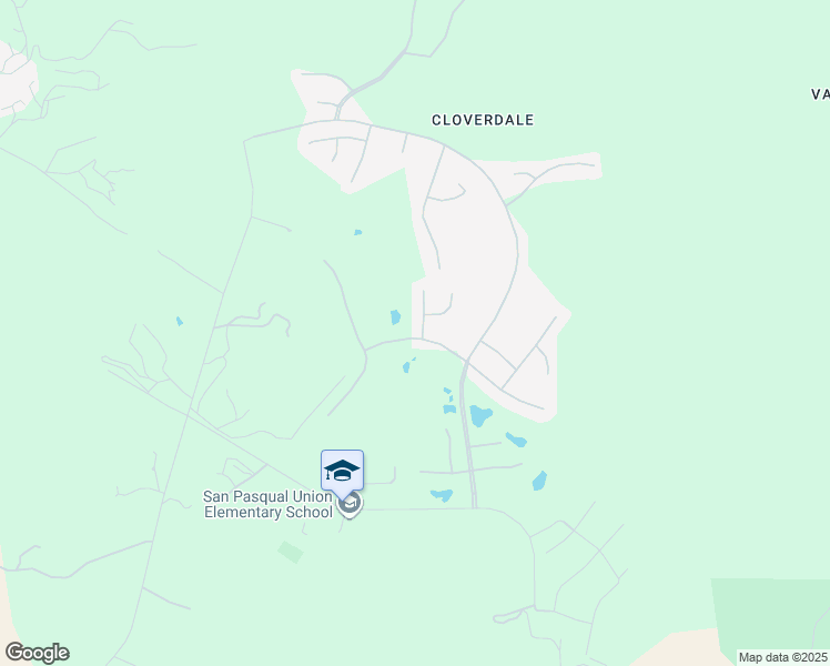 map of restaurants, bars, coffee shops, grocery stores, and more near 2385 Amber Oak Lane in Escondido
