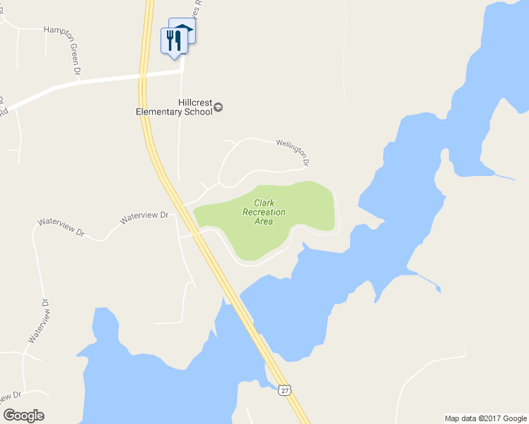 map of restaurants, bars, coffee shops, grocery stores, and more near 100 Churchill Court in LaGrange