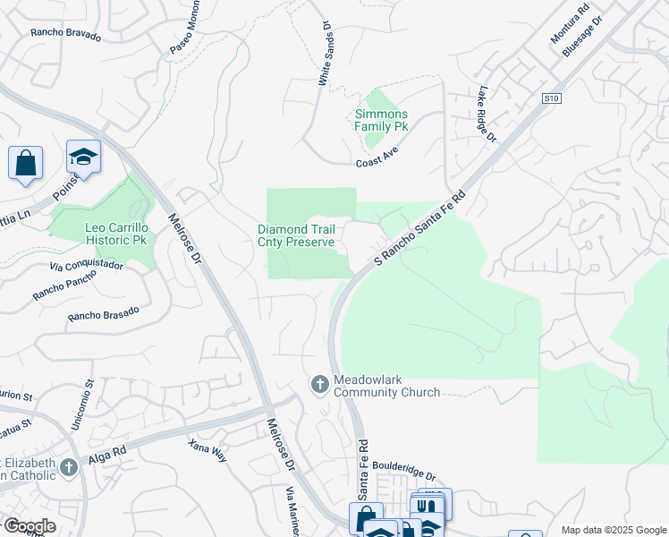 map of restaurants, bars, coffee shops, grocery stores, and more near in San Marcos
