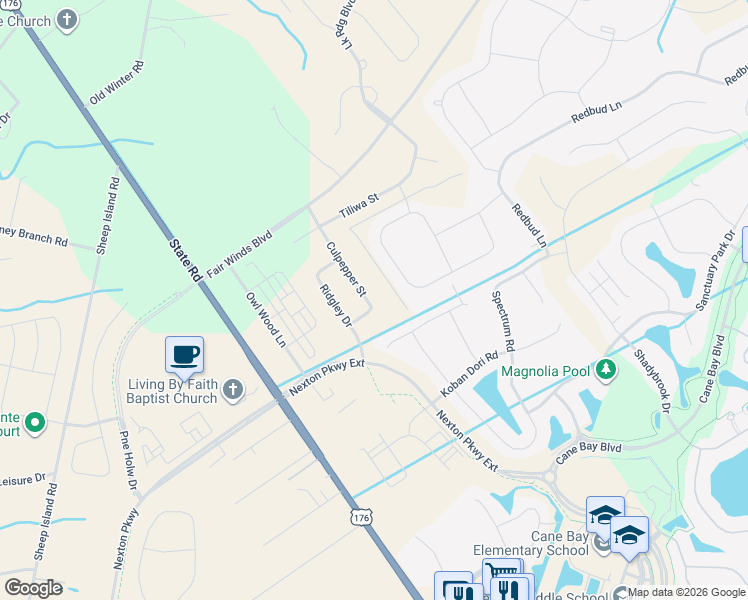 map of restaurants, bars, coffee shops, grocery stores, and more near 100 Oyama Road in Summerville