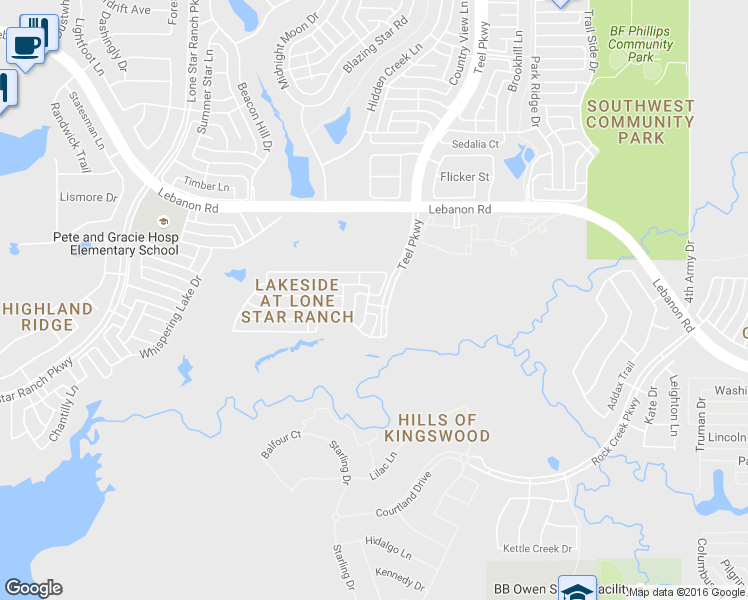 map of restaurants, bars, coffee shops, grocery stores, and more near 4520 Lindenwood Drive in Frisco