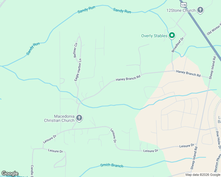 map of restaurants, bars, coffee shops, grocery stores, and more near 1491 Haney Branch Road in Summerville