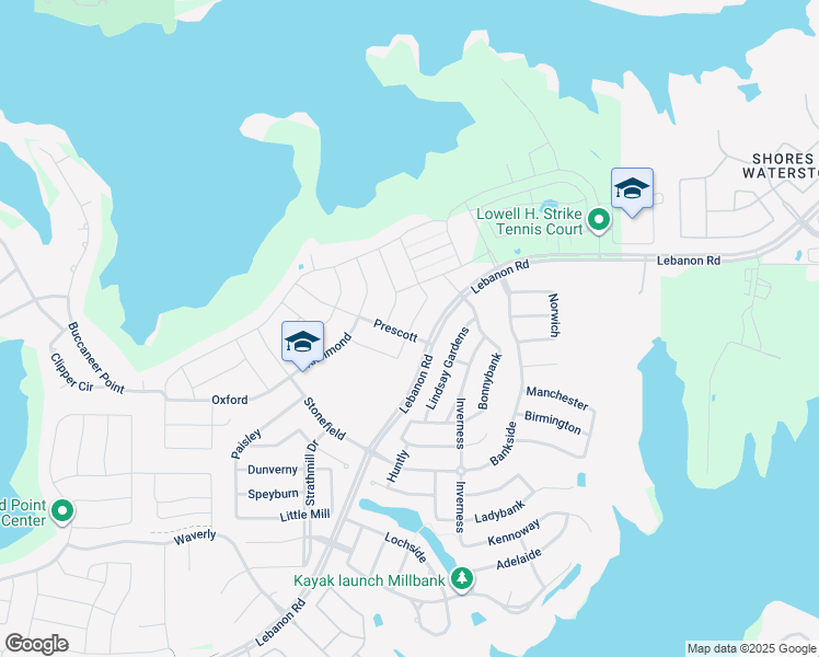 map of restaurants, bars, coffee shops, grocery stores, and more near 8400 Wembley in The Colony