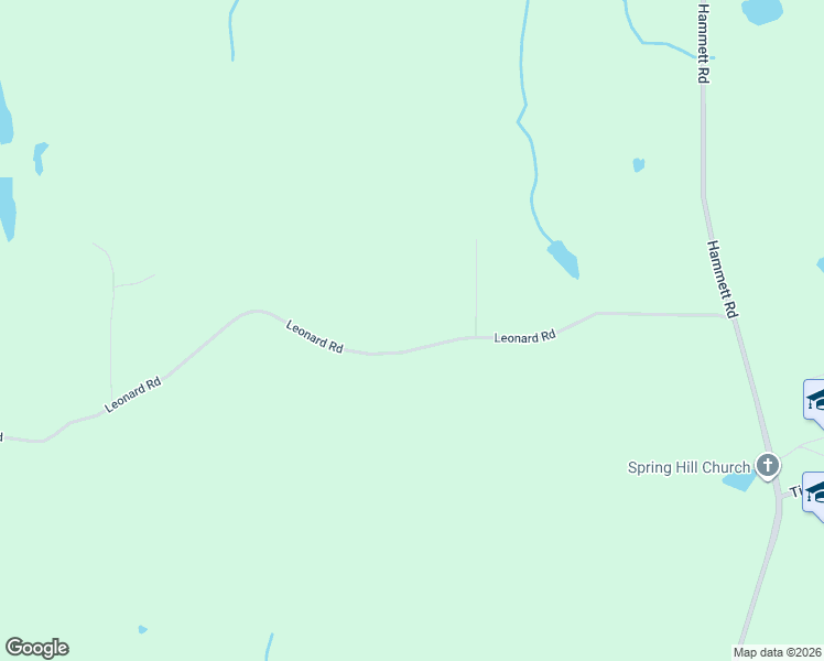 map of restaurants, bars, coffee shops, grocery stores, and more near 581 Leonard Road in LaGrange