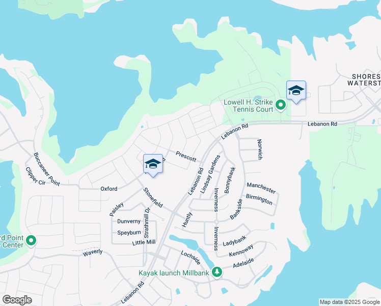 map of restaurants, bars, coffee shops, grocery stores, and more near 8300 Lebanon Road in The Colony