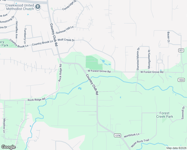 map of restaurants, bars, coffee shops, grocery stores, and more near 1815 West Forest Grove Road in Allen