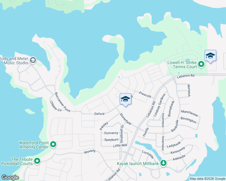 map of restaurants, bars, coffee shops, grocery stores, and more near 8321 Western in The Colony